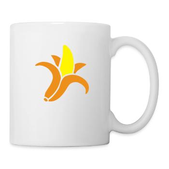 banane - Tasse - Weiß - Rechts