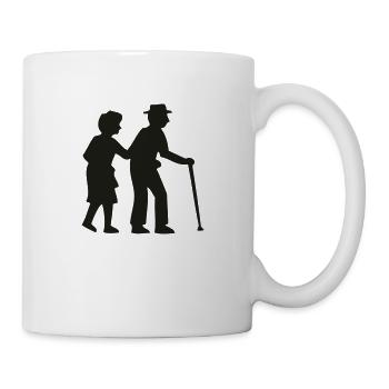 rentner - Tasse - Weiß - Rechts