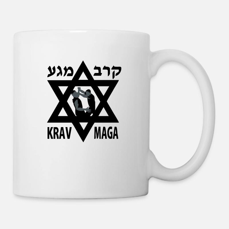 Krav Maga - hébreu - Mug blanc - blanc