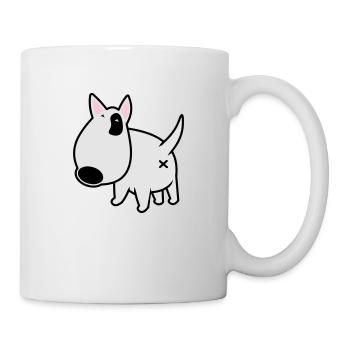 bully_illu_backside_3c - Tasse - Weiß - Rechts