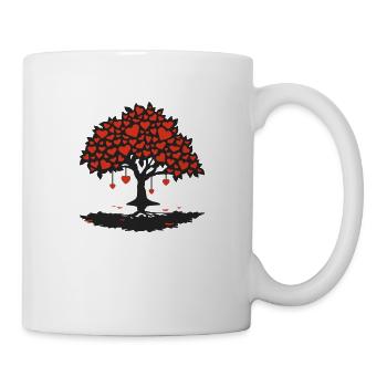hearttree_2f - Tasse - Weiß - Rechts
