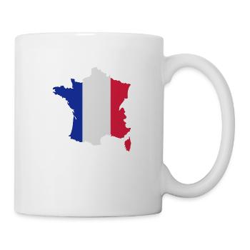 frankreich_landflagge - Tasse - Weiß - Rechts