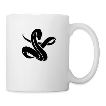 Snake - Tasse - Weiß - Rechts