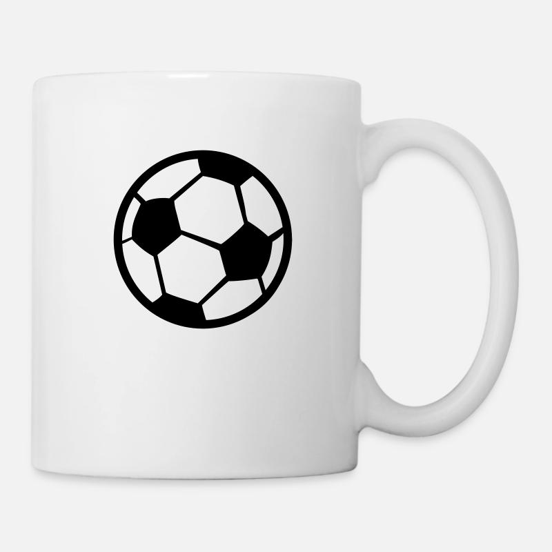 Fußball Ball Klassisch - Tasse - Weiß