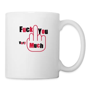 funny,fuck you - Mug - white - Right