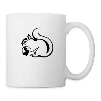 Écureuil - Mug blanc - blanc - Droite