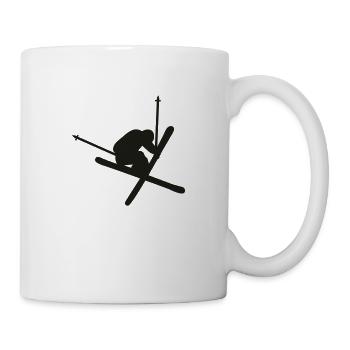 Ski Freestyle Springer - Tasse - Weiß - Rechts