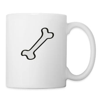 Knochen - Bone 2 - Tasse - Weiß - Rechts