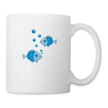fische - Mug blanc - blanc - Droite