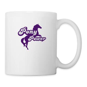 Pony - Tasse - Weiß - Rechts