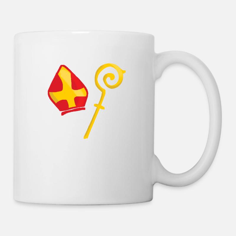 Mitre et le personnel - Mug blanc - blanc