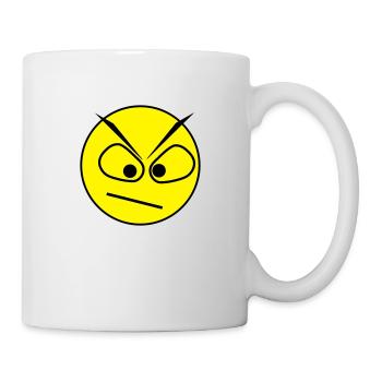 angry view - Tasse - Weiß - Rechts
