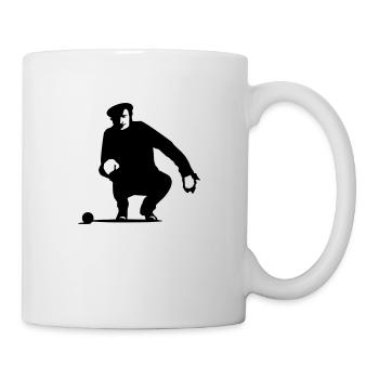 pétanque - Tasse - Weiß - Rechts