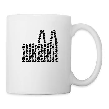 Kölner Dom - Tasse - Weiß - Rechts