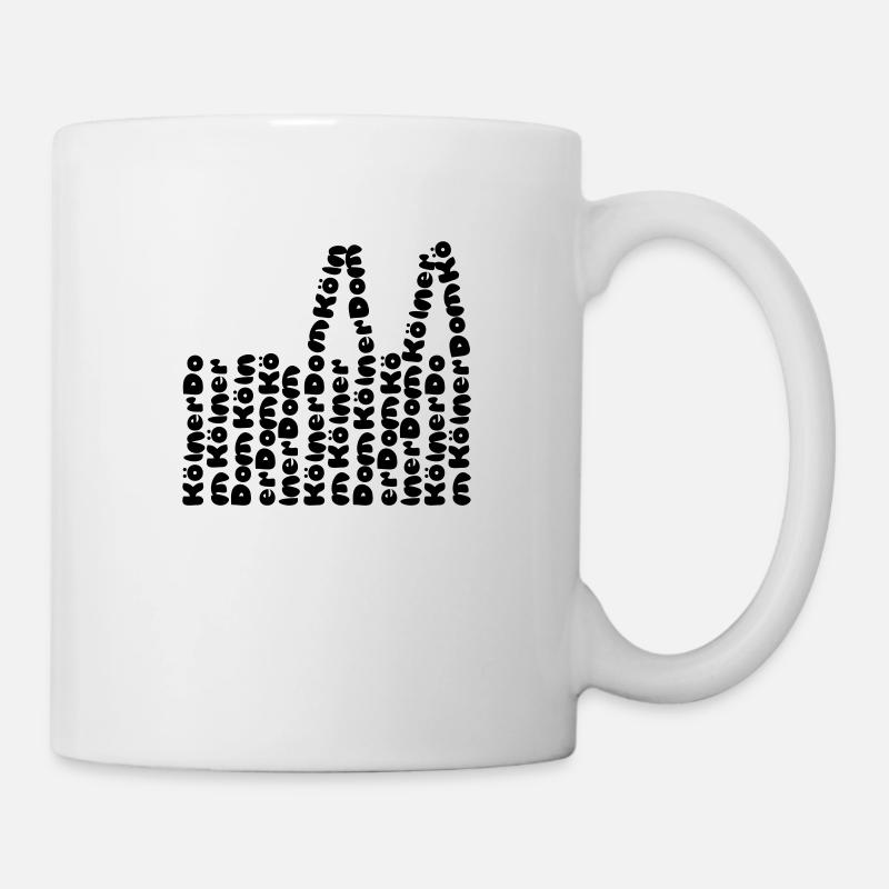 Kölner Dom - Tasse - Weiß