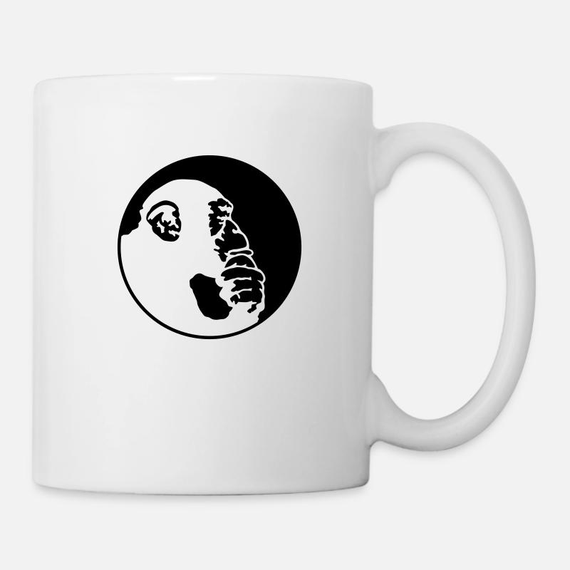 Denkeraffe Pattern - Mug - white