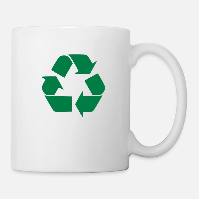 recycling - Tasse - Weiß