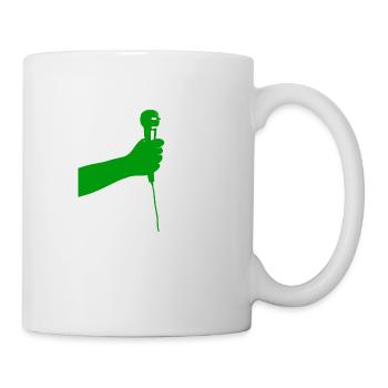 microphone (green) - Mug - white - Right