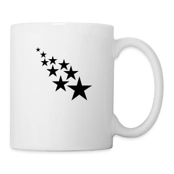 Sterne - Tasse - Weiß - Rechts