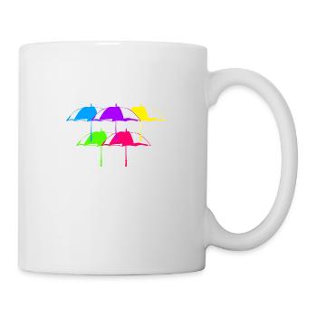 umbrellas - Mug - white - Right