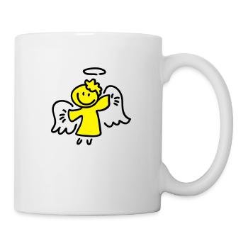Kleiner Engel - Tasse - Weiß - Rechts