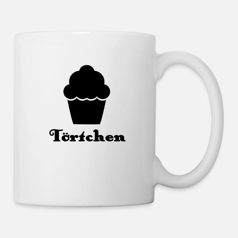 Törtchen - Tasse - Weiß