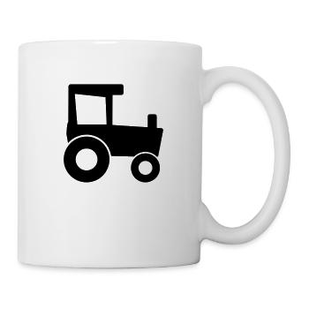 Tractor Tractor Agriculture - Mug - white - Right