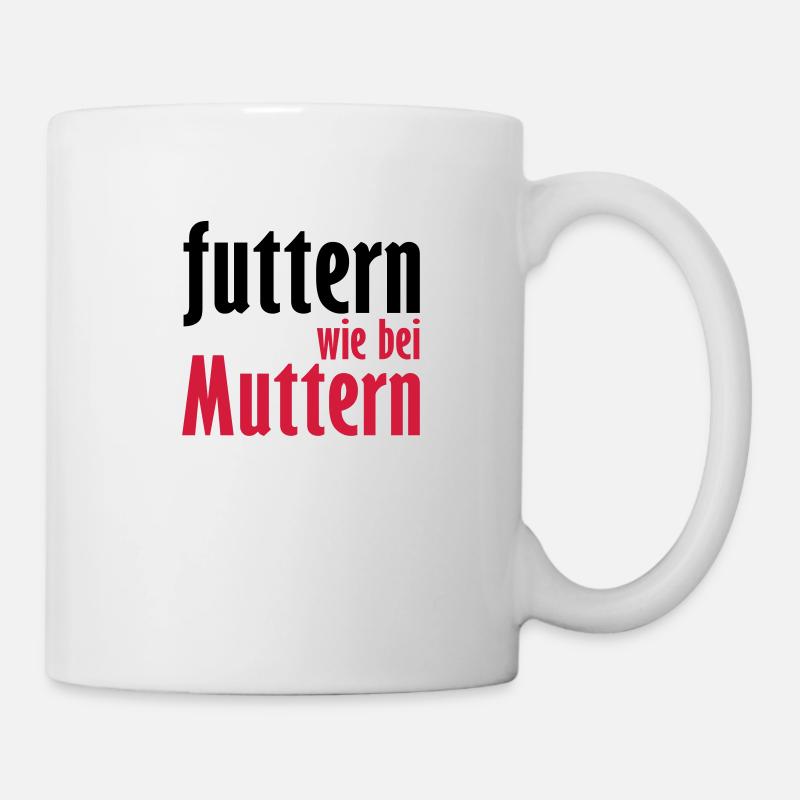 eating like nuts - Mug - white
