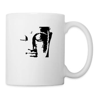buddhas_face - Tasse - Weiß - Rechts