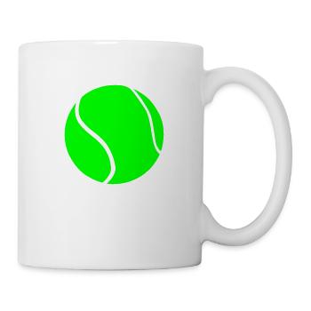 Tennis - Tasse - Weiß - Rechts