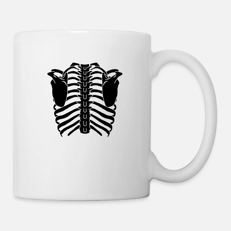 cage thoracique - Mug blanc - blanc