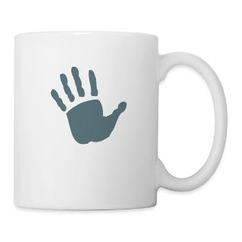 main - Mug blanc - blanc - Droite