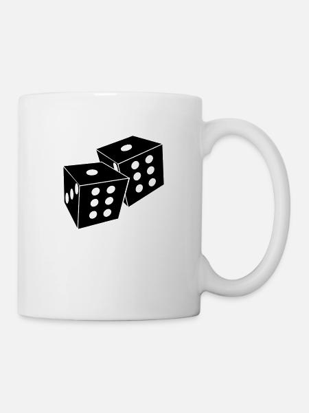 dice - Mug - white