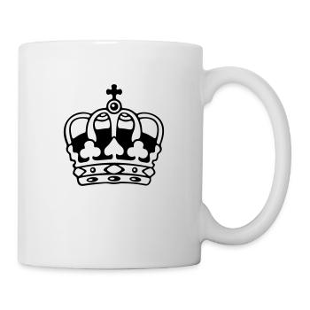 Crown / Krone / Couronne / Corona - Mug - white - Right