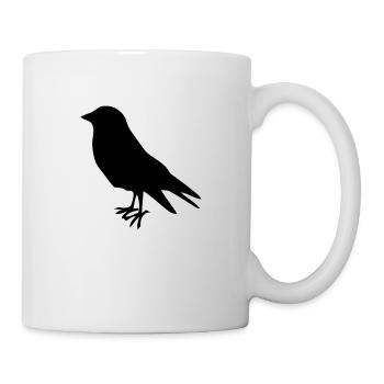 oiseau oiseaux oiseaux tôt - Mug blanc - blanc - Droite