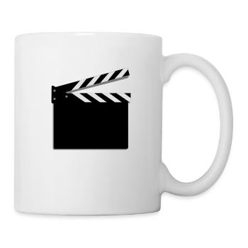 clap cinema - Mug blanc - blanc - Droite