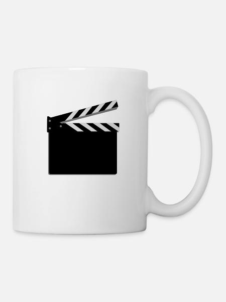 clap cinema - Mug blanc - blanc