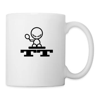 table tennis - Tasse - Weiß - Rechts
