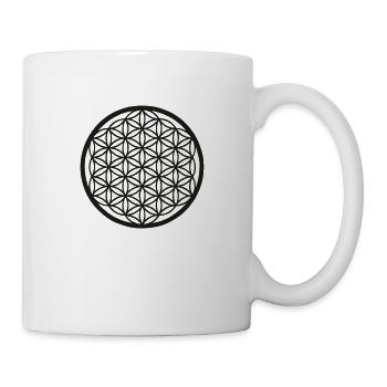 Flower_Of_Life - Tasse - Weiß - Rechts