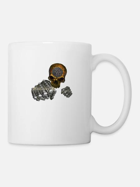 Crane Incrusté Celtic.png - Mug - white