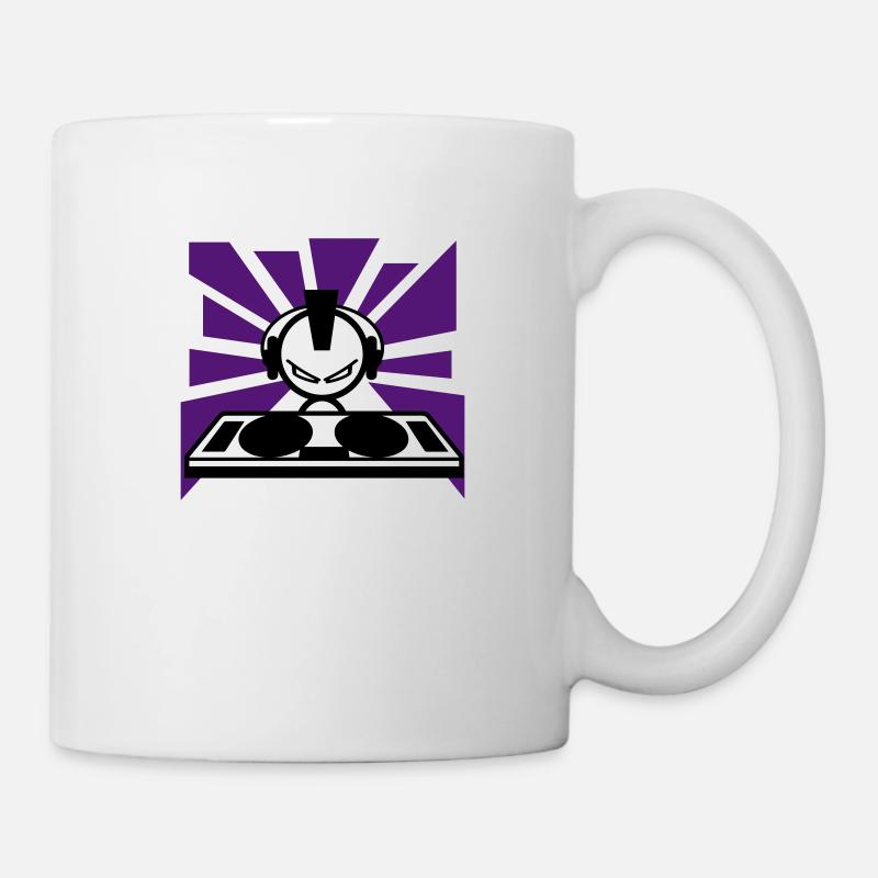 DJ - Mug blanc - blanc