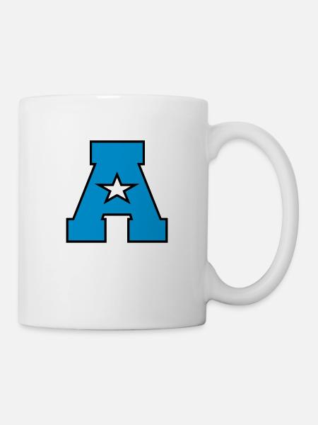 a_letter - Tasse - Weiß