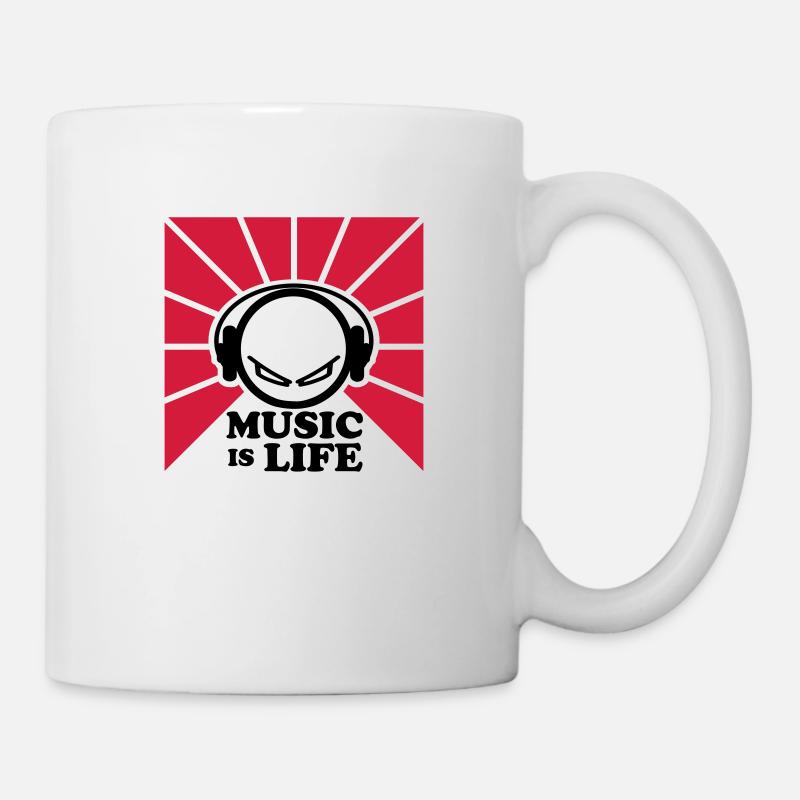 dj - Mug blanc - blanc