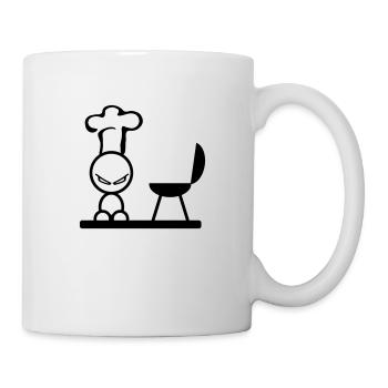 griller - Mug blanc - blanc - Droite