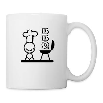 bbq - Mug blanc - blanc - Droite