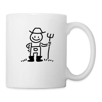 Bauer - Line - Tasse - Weiß - Rechts