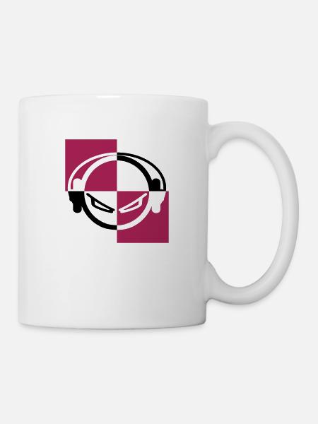 dj - Mug - white