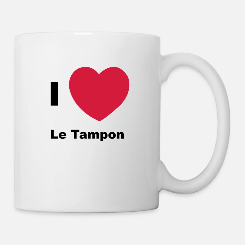 Ich liebe den Tampon - Tasse - Weiß