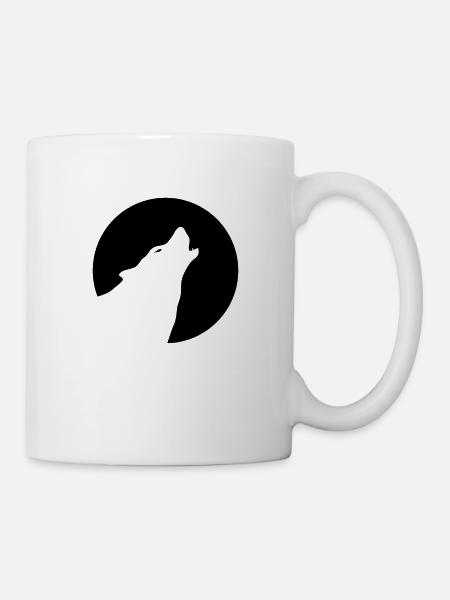 Wolf - Tasse - Weiß