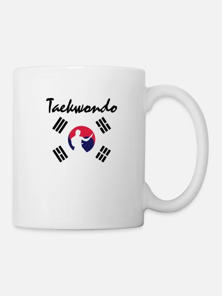 taekwondo - Mug blanc - blanc